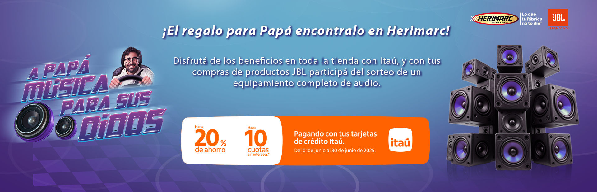 A Papa música para tus oídos