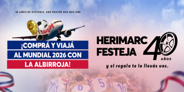 Herimarc cumple 40 años y el regalo te lo llevás vos!
