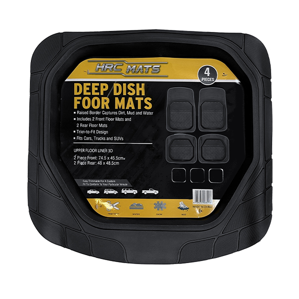 Alfombra HRC Mats Bandeja Negro AR-5004 4PCS
