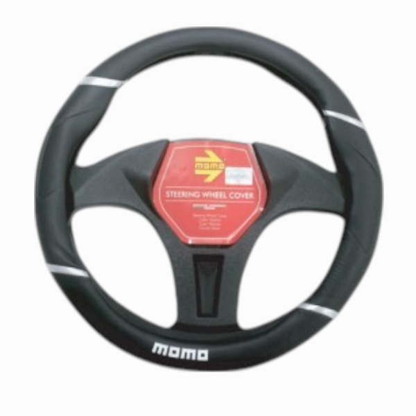 Forro de Volante Momo Negro/Negro | SWC015BB