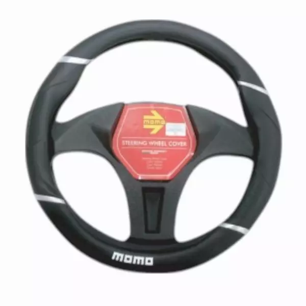 Forro de Volante Momo Negro/Negro | SWC015BB