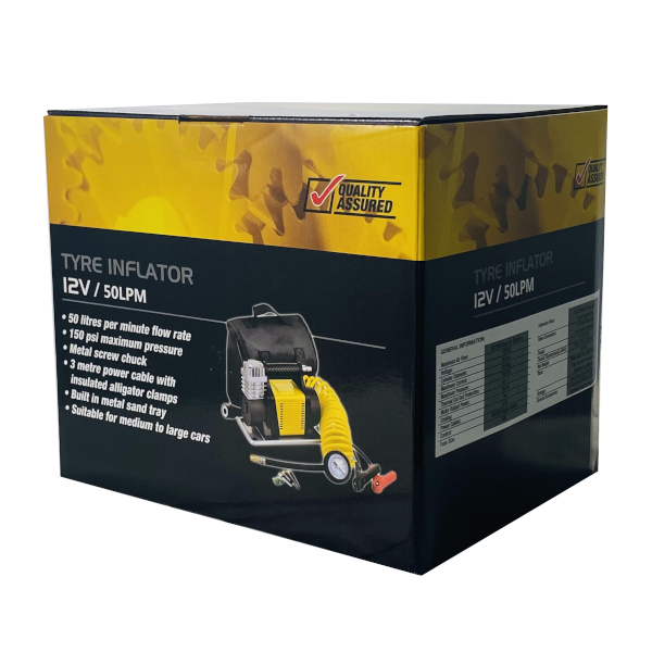 COMPRESOR DE AIRE YS-3306 12V. 150PSI 50LPM AMARI